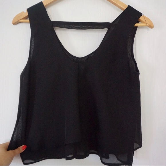 BLACK TANK TOP - Picture 3 of 5